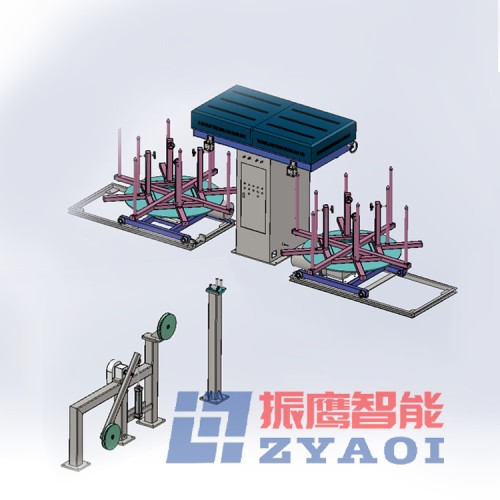 擠壓收線機組